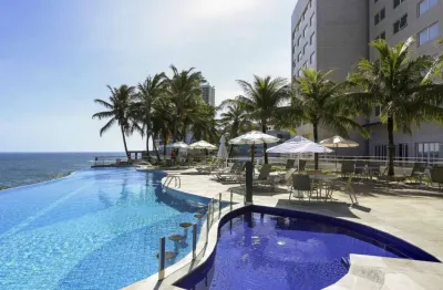 Flat mobiliado e com serviços para investimento em salvador - ba