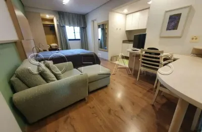 Flat para locação em santo amaro, próximo a marg. pinheiros .