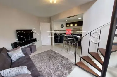 Apto mobiliado estilo duplex muito próx do pq ibirapuera. com entrada imediata e sem fiador.
