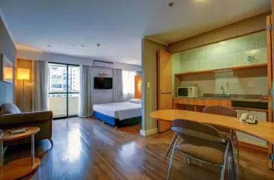 Flat slaviero essential são paulo ibirapuera disponível para venda com 35m² e 01 vaga de garagem