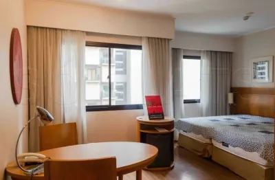 Flat com 1 quarto para alugar na Avenida Rouxinol, 57, Moema, São Paulo