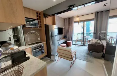 Studio alto padrão mobiliado à venda em Pinheiros com vaga no V House Boutique Residence