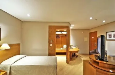 Flat transamérica executive paulista disponível para venda com 31m² e 01 vaga de garagem