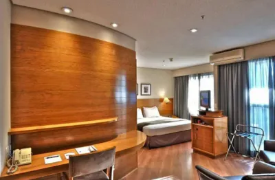 Flat transamérica executive paulista disponível para venda com 31m² e 01 vaga de garagem