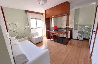 Apartamento the plaza com 50m² 1 dormitório 1 vaga disponível para locação no jardim paulista.