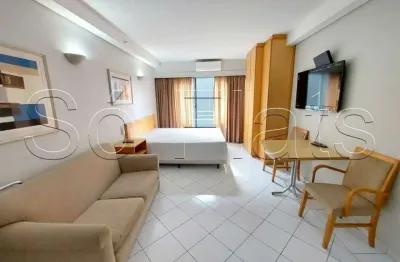 Flat american loft mobiliado para venda com 32m² e 01 vaga de garagem