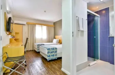 Flat transamerica  nova paulista disponível para venda com 23m² e 01 vaga de garagem