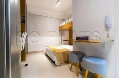 Apartamento sutio id ibirapuera para locação com18m² com 1 dorm. e 1 vaga.