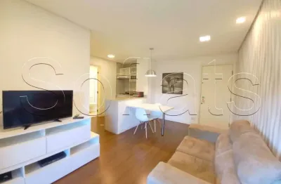 Flat no golden tower com 40m², 1 dormitório e 1 vaga disponível para locação no itaim bibi.