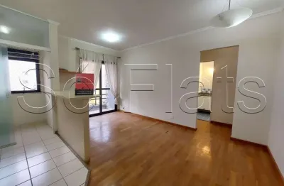 Flat spazio vitae para locação na avenida bosque da saúde com 1 dormitório e 1 vaga.