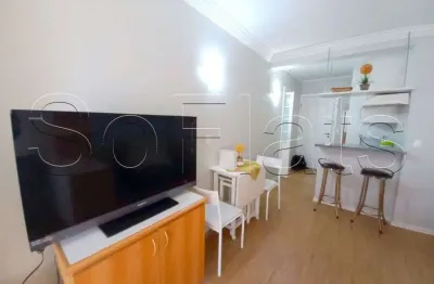 Flat no american loft disponível para locação com 1 dormitório e 1 vaga, ótima localização.