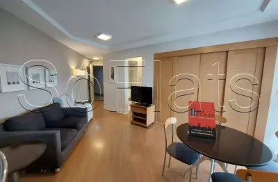 Apartamento com serviços no flat paradise garden, 02 dormitório e uma excelente localização