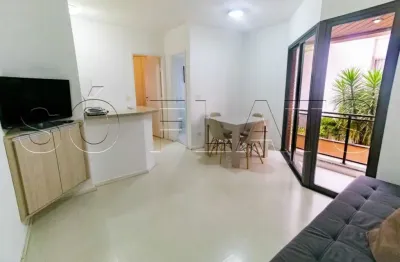 Flat personal para locação próximo do comércio em moema com 42m² e 1 dormitório.