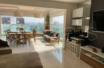 Flat sky campo belo apartamento cobertura duplex com 171m²,  2 dorms e  3 vagas de garagem