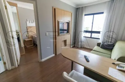 Flat para locação no sp pinheiros contendo 28m², 1 dormitório e 1 vaga de garagem.