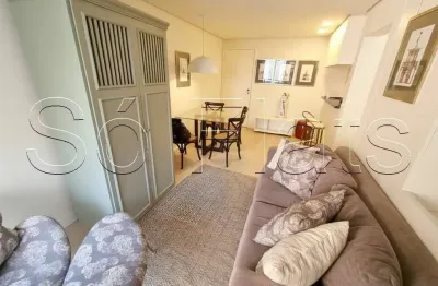 Flat para locação no saint peter 45m², 1 dormitório e 1 vaga de garagem.