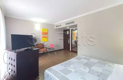 Flat blue tree verbo divino na chácara santo antônio com 30m² para locação.
