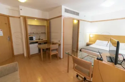 Flat paulista classic com 28m² contendo 1 dorm. e 1 vaga de garagem para locação