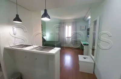 Apartamento qi no ibirapuera 25m², 1 dormitório e 1 vaga de garagem para locação