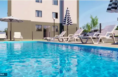 Apartamento arapongas 2 quartos, com sacada, churrasqueira, piscina izabel artacho fento arapongas
