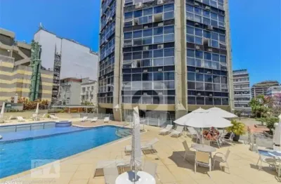 Rio flat hotel - rio design leblon: 1 quarto andar alto vista mar