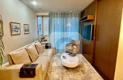 Apartamento na lagoa, 91 m², 3 quartos, 1 vaga. com vista cristo.