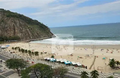 Casa suspensa na avenida atlântica - copacabana - cobertura linear 270m2 , 4 quartos , 1 vaga