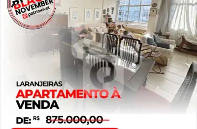 Laranjeiras, 2 quartos com dependências completas, andar alto, frente