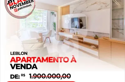 Apartamento reformado, 3 quartos (1 suíte) com 85 m2 no leblon por r$ 1.850.000,00