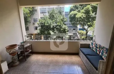 Grande apartamento em laranjeiras - 3 quartos , varanda , 168m2