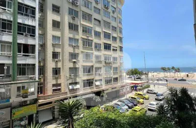 Apartamento na av atlantica em copacabana 3 quartos vista mar