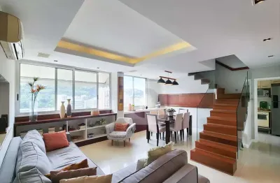 Apartamento (cobertura) à venda com 220m², 3 quartos e 2 vagas em botafogo por r$ 2.890.000,00