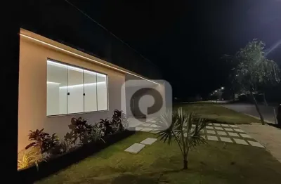 Terras alphaville maricá  casa linear 3 quartos 2 suites e closet  198 m²