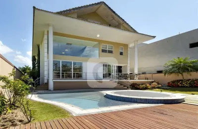 Casa de   cinco suítes a venda  no condomínio alphaville  barra da tijuca
