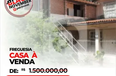 Excelente casa na freguesia / jpa com ampla área verde, piscina e churrasqueira