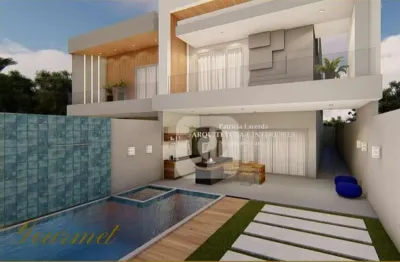 Casa em condomínio fechado, 5 suìtes, com  345m2, na barra da tijuca.