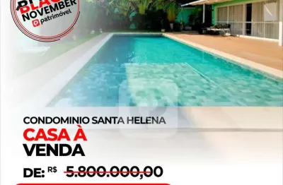Casa duplex à venda com 543m2, 5 quartos 3 suítes  no condomínio santa helena barra da tijuca