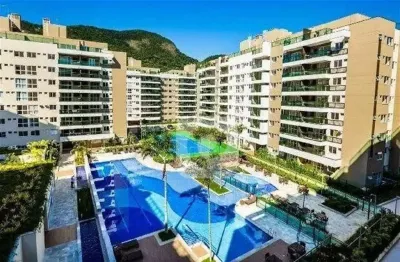 Apartamento com 2 quartos e vista para a montanha – condomínio maui – recreio dos bandeirantes