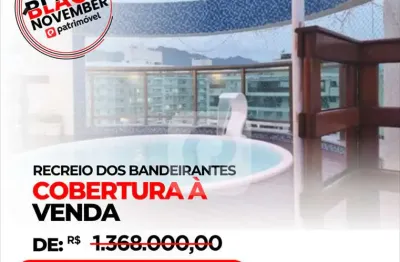 Apartamento à venda - recreio, 3 quartos, cobertura linear 189 m²