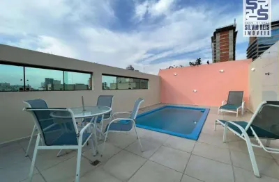 Cobertura com 3 dormitórios à venda, 331 m² por r$ 2.900.000,00 - gonzaga - santos/sp