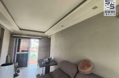 Apartamento com 2 dormitórios à venda, 70 m² por r$ 590.000,00 - campo grande - santos/sp