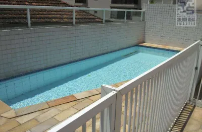 Apartamento garden com 3 dormitórios, 77 m² - venda por r$ 1.431.000,00 ou aluguel por r$ 22.444,00/mês - gonzaga - santos/sp
