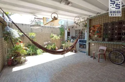 Casa com 3 dormitórios à venda, 100 m² por r$ 640.000,00 - marapé - santos/sp