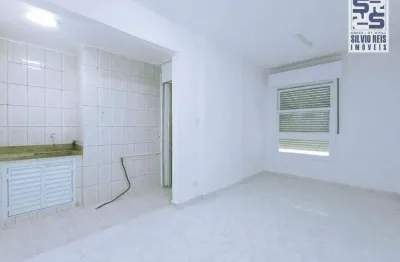 Kitnet à venda, 28 m² por r$ 236.000,00 - aparecida - santos/sp