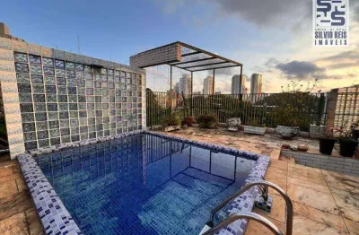 Cobertura com 4 dormitórios à venda, 516 m² por r$ 2.500.000,00 - josé menino - santos/sp