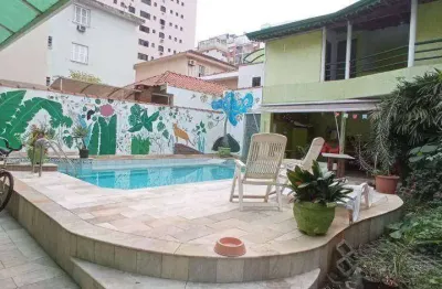 Casa com 3 dormitórios à venda, 239 m² por r$ 4.200.000,00 - aparecida - santos/sp