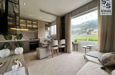 Apartamento com 2 dormitórios à venda, 42 m² por r$ 348.000,00 - jabaquara - santos/sp