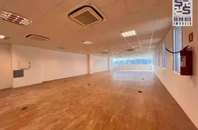 Sala para alugar, 170 m² por r$ 14.500,00/mês - gonzaga - santos/sp