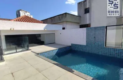 Casa com 4 dormitórios à venda, 220 m² por r$ 2.070.000,00 - boqueirão - santos/sp