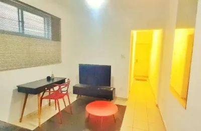 Apartamento com 1 dormitório, 47 m² - venda por r$ 385.000,00 ou aluguel por r$ 3.912,17/mês - gonzaga - santos/sp